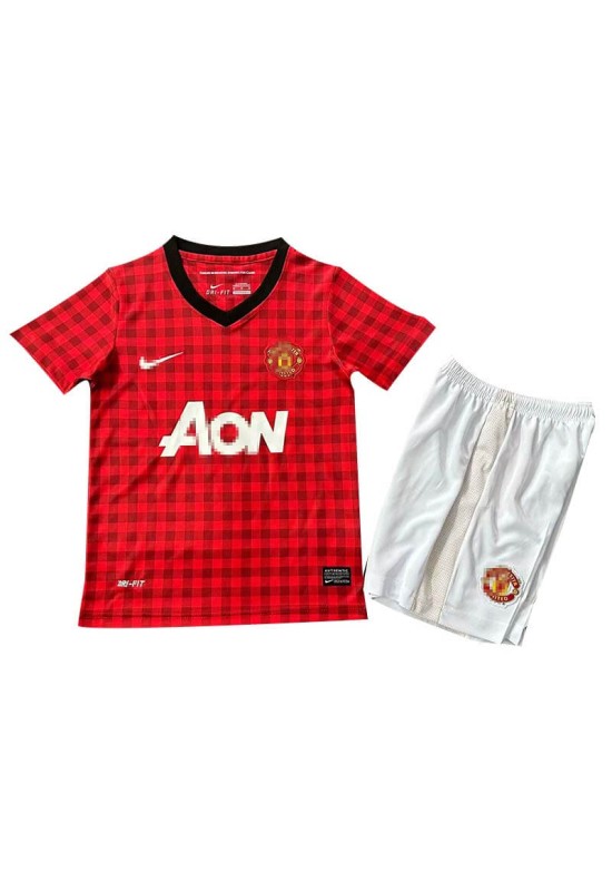 Camiseta Manchester United Retro 2012/13 Home Niño Kit