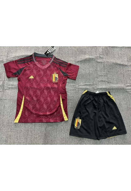 Camiseta Bélgica 2024 Home Niño Kit