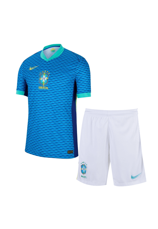 Camiseta Brasil 2024 Away Niño Kit