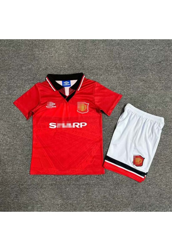 Camiseta Manchester United Retro 1994/95 Home Niño Kit