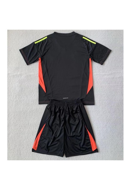 Camiseta De Portero Argentina Negro 2024 Niño Kit