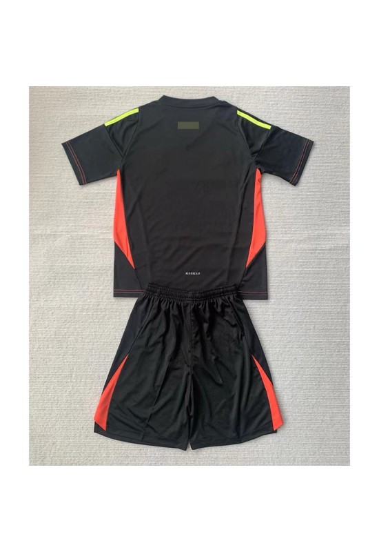 Camiseta De Portero Alemania Negro 2024 Niño Kit