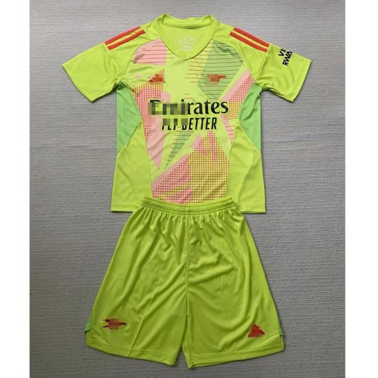 Camiseta De Portero Arsenal Verde 2024 Niño Kit