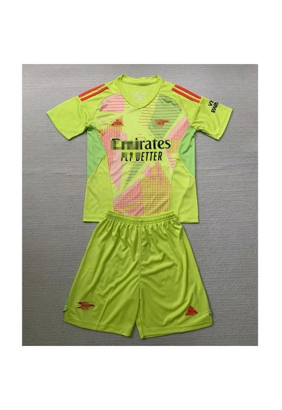 Camiseta De Portero Arsenal Verde 2024 Niño Kit