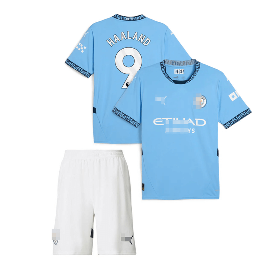 Camiseta Haaland 9 Manchester City 2024/2025 Home Niño Kit