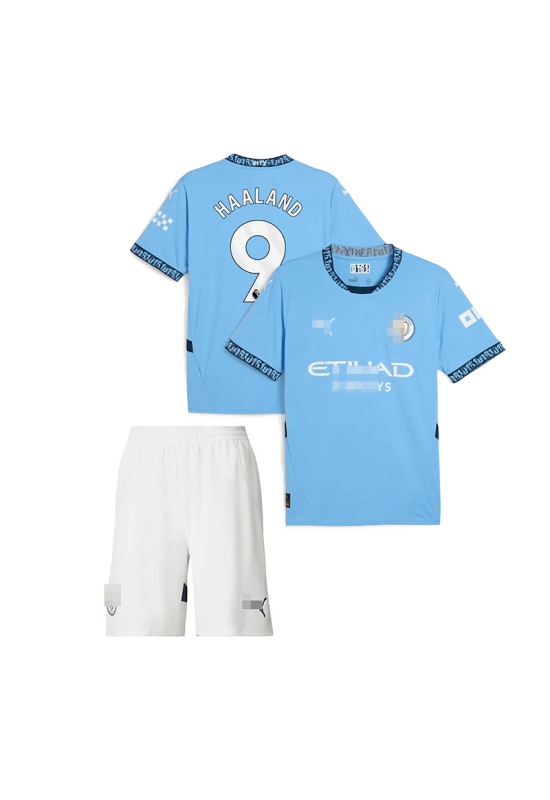 Camiseta Haaland 9 Manchester City 2024/2025 Home Niño Kit