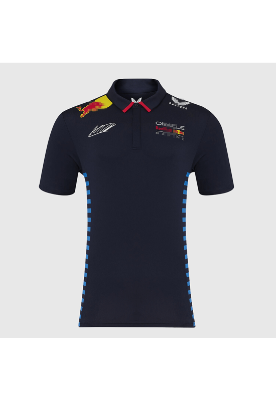 Polo Red Bull Racing F1 Racing Team Max Verstappen #1 Negro 2024